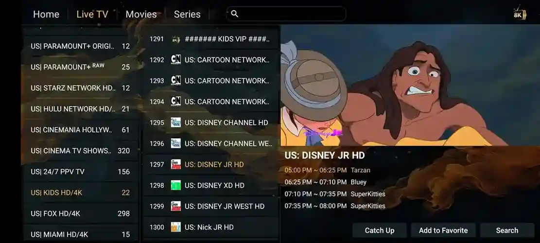 Preview 2 - Tribe IPTV Premium IPTV Subscription